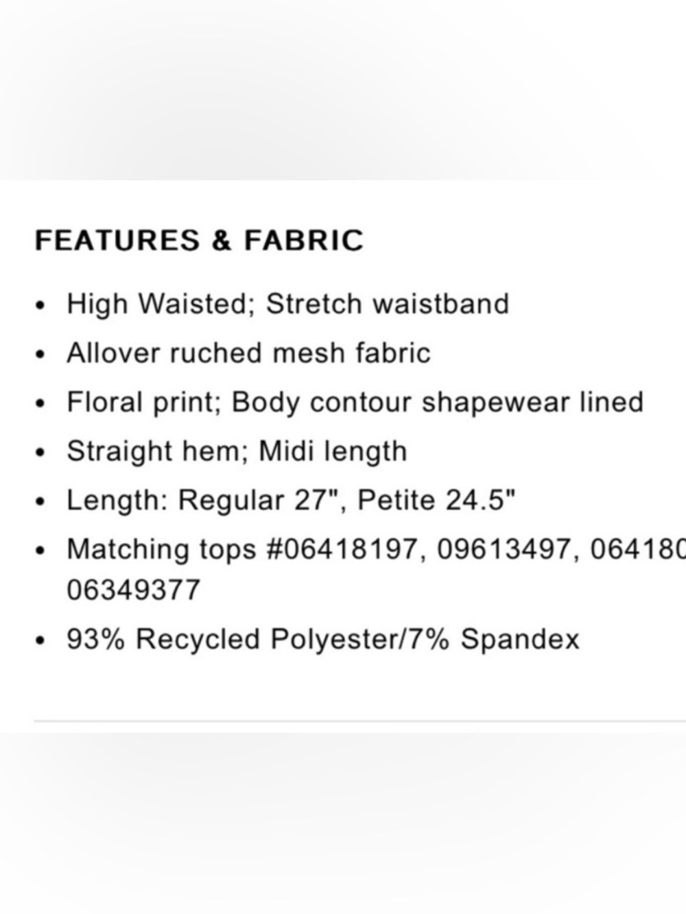 Express Pink Floral Ruched Midi Skirt - Picture 3 of 9